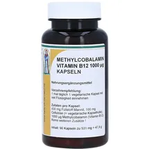 Reinhildis-Apotheke Methylcobalamin 1000 μg Vitamin B12 Kapseln 90 St.