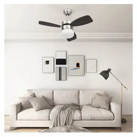 vidaXL 76 cm Deckenventilator Dunkelbraun