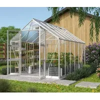Vitavia Gewächshaus Orbit 9900, ESG/HKP, inkl. Fundament, Silber