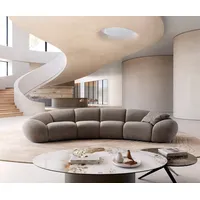 DeLife Big-Sofa Lunna 360x175 cm Strukturstoff Soft Taupe 2