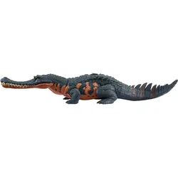 Jurassic World Wild Roar Dinosaurier, Gryposuchus Actionfigur-Spielzeug mit Geräuschen