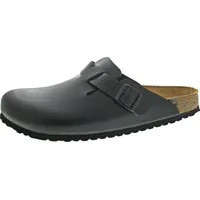 Birkenstock Boston Naturleder schmal schwarz 45