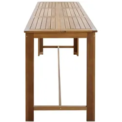 vidaXL Bartisch Massivholz Akazie 150x70x105 cm