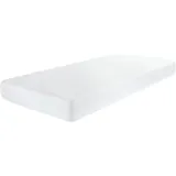 DORMISETTE Molton Spannbetttuch 100 x 220 cm weiß