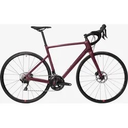 Rennrad Endurance EDR CF Shimano 105 Weinrot bordeaux 2XS