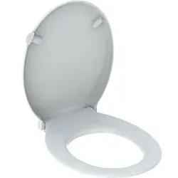 Geberit Renova Comfort WC-Sitz 500679011 weiß, barrierefrei, antibakteriell, Befestigung von oben