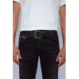 Camp David Herren Gürtel mit Used-Optik Black 90 - 90