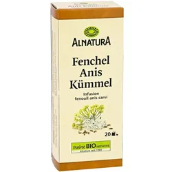 Alnatura Bio Kräutertee »Fenchel Anis Kümmel« - 20 Beutel