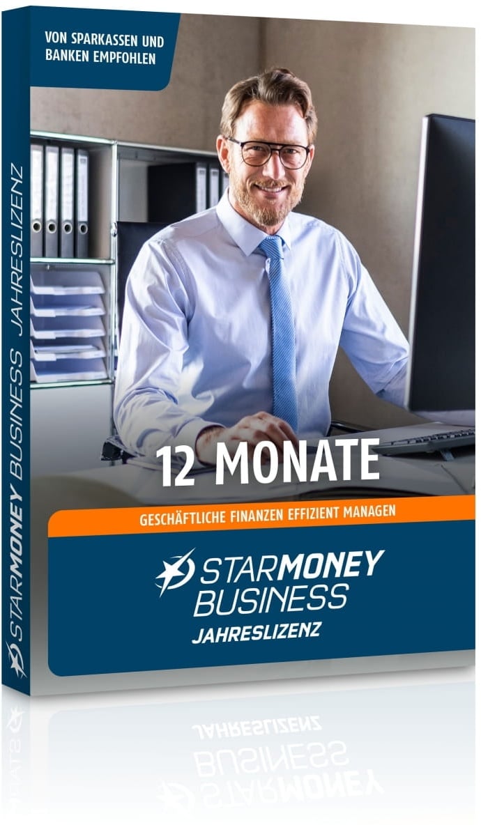 StarMoney 10 Business Jahreslizenz, Deutsch inkl.Premiumsupport