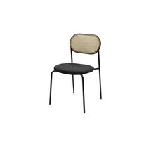 Möbel Kraft Esszimmerstuhl Remy Polyester schwarz