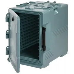 Isolierter Cambro-Lebensmittelcontainer blaugrau