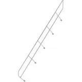 Günzburger Zweiter Handlauf für Treppe 45° 16 Stufen Aluminium