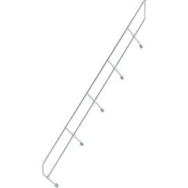Günzburger Zweiter Handlauf für Treppe 45° 16 Stufen Aluminium