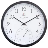 Nextime Wall Clock 30,5 cm schwarz