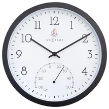 Nextime Wall Clock 30,5 cm schwarz