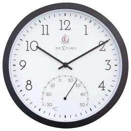 Nextime Wall Clock 30,5 cm schwarz