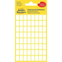 Avery Zweckform Universaletiketten 3084 Weiß 66 x 38 mm 6 Blatt 18 St.