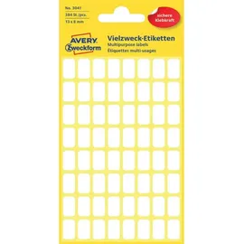 Avery Zweckform Universaletiketten 3084 Weiß 66 x 38 mm 6 Blatt 18 St.