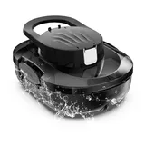S1PRO 2026 Upgrade Poolroboter Akku, 120 Min Reinigungszeit, Leichter Poolsauger mit Dual-Antriebsmotoren, 2,5 Stunden Ladezeit, Auto Parken Poolreiniger für Flache Böden Pools bis 95 m2, Schwarz Weiß