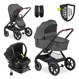 hauck 4in1 Kinderwagen-Set Walk N Care Trio Set Kinderwagen 3 in 1