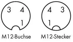 Wago 756-5401/030-010 Sensor-/Aktorleitung, M12A-Buchse, axial, M12A-Stecker, axial 7565401030010