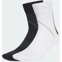 adidas Techy Crew Funktionssocken 2 Paar White/Black 37-39
