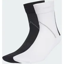 adidas Techy Crew Funktionssocken 2 Paar White/Black 37-39