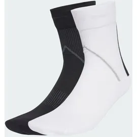 adidas Techy Crew Funktionssocken 2 Paar White/Black 37-39