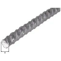 GAH Alberts Beton-Riffelstahl 6 x 2000 mm Silber/Stahl