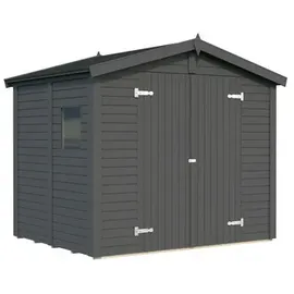 Palmako Gartenhaus Dan 2,43 x 1,90 m Dunkelgrau