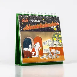 Lappan Verlag Uli Stein Adventskalender mit 24 Weihnachtskarten 2024