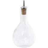 ich-zapfe.de Dash-Bottle, Bitterflasche - Craquelé Glas mit verchromten Ausgiesser