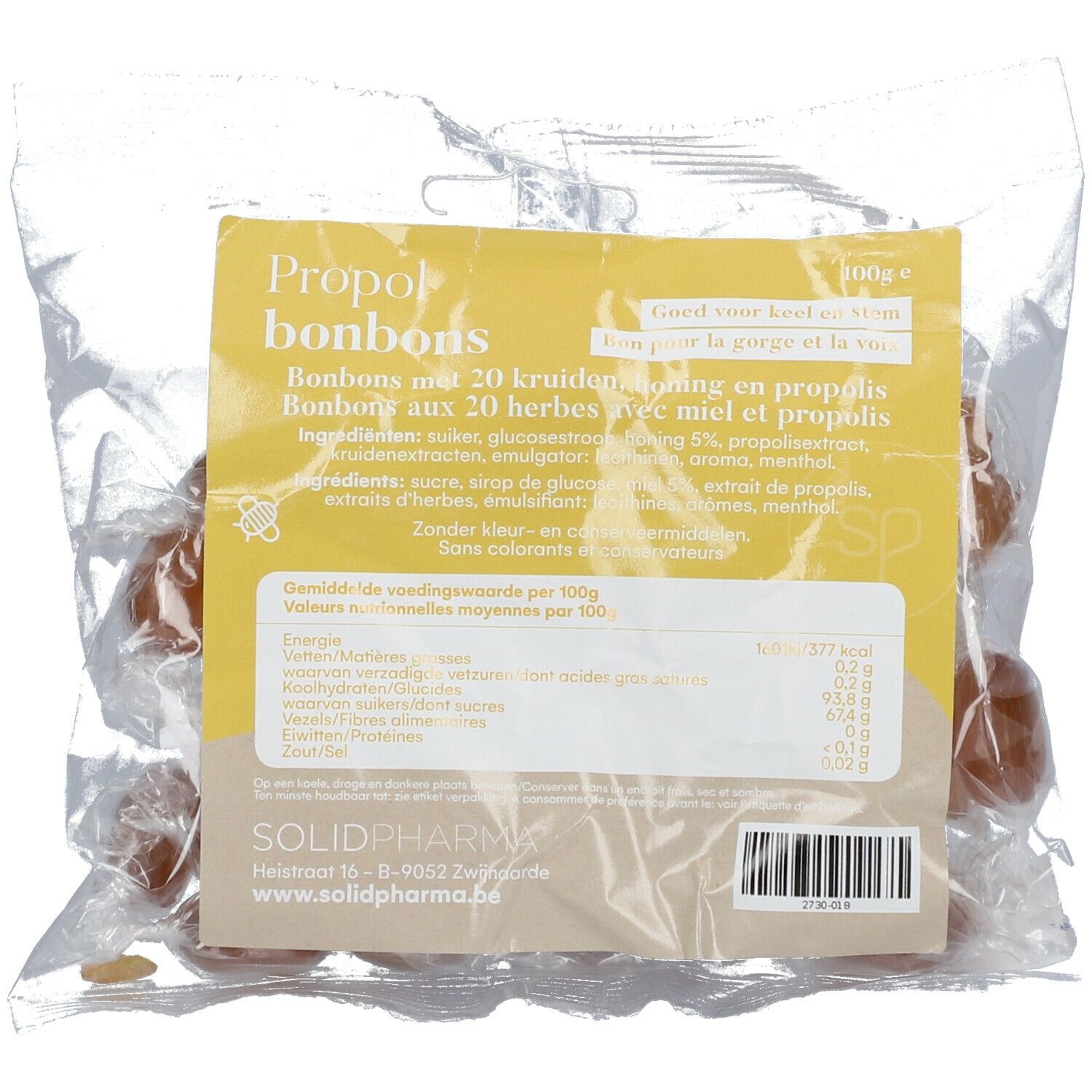 SolidPharma Propol Bonbons 100 g bonbon(s)