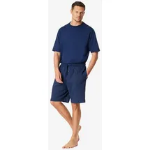 SCHIESSER Pyjamashorts Mix + Relax Blau 58