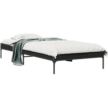 vidaXL 90 x 200 cm Schwarz