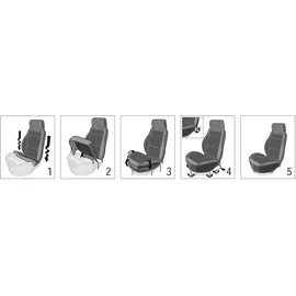 Walser Autositzbezug Modulo Highback für zwei Vordersitze 2-teilig
