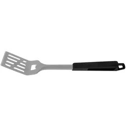 Tramontina CHURRASCO BLACK Grillwender aus Edelstahl, mit Flaschenöffner, rostfrei, BBQ Grillzubehör,  43 cm