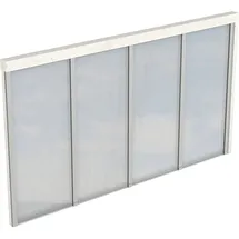 SKANHOLZ Seitenwand 355 x 200 cm weiß