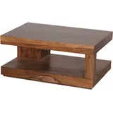 FineBuy Couchtisch FB36878 Sheesham 90 x 60 x 40 cm