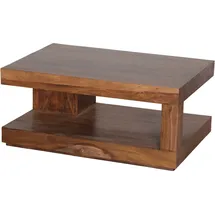 FineBuy Couchtisch FB36878 Sheesham 90 x 60 x 40 cm