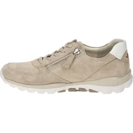 Gabor rollingsoft oasi Damen Sneaker, Frauen Halbschuhe,schnürschuhe,schnürer,straßenschuhe,Strassenschuhe,Sportschuhe,oasi/Weiss,39 EU / 6 UK