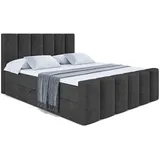 altdecor Boxi1-Z 180 x 200 cm H3 Schwarz