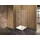 Dusbad Vital 2 Duschkabine mit Drehtür links 80 x 82 cm weiß ESG-Glas
