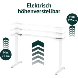 Svita Schreibtisch-Gestell elektrisch 98-140 cm x 72-120 cm