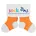 Sock Ons Babysöckchenhalter orange
