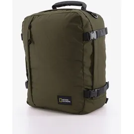 National Geographic Sportrucksack NATIONAL GEOGRAPHIC "Hybrid", Gr. B/H/T: 29,5cm, grün (khaki), Kunstfaser, Rucksäcke, mit drei Tragefunktionen