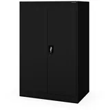 Jan Nowak KEVIN Aktenschrank 90 x 60 x 140 cm Schwarz