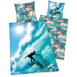 Herding  Bettwäsche Surfer 135 x 200 cm Baumwolle