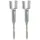 Trutzholm Zaunpfosten U-Profil 10 x 86,5 cm Silber/Feuerverzinkt