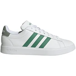 adidas Grand Court Comfort Cloudfoam Sneaker Herren HP2535 - cloud white/court green/silver green 38 2/3